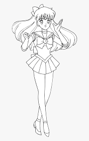 Sailor moon, commonly known as bishoujo senshi sailormoon in japan, is a popular japanese manga series illustrated and written by printable sailor moon coloring pages. Sailor Venus Coloring Pages Png Download Sailor Venus Coloring Pages Transparent Png Transparent Png Image Pngitem