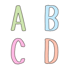 The 26 letters of the english alphabet. English Alphabet Lv 1 Line Emoji Line Store