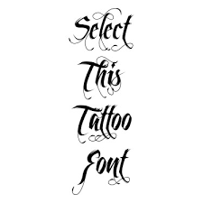 Cursive fonts remind us of weddings, female passions, dramatic introductions, beauty, elegance, class, and grace. Cursive Tattoo Fonts Generator