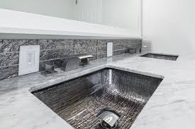 rectangle glass undermount sink for