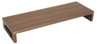 Constructed from premium molded plywood, it supports up to 200 pounds, while its minimal footprint provides ample space below to stow your. Premium Walnut Wooden Monitor Stand Taiwantrade Com