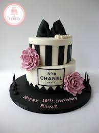 Chanel Inspired 18th Birthday Cake Cake Chanel Cake 18th Birthday Cake