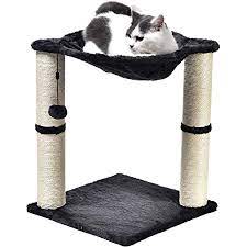 Pick out 2⁄3 yard (0.61 m) of tightly woven cotton or fleece in any color or design. Amazon Com Amazon Basics Cat Condo Tree Tower With Hammock Bed And Scratching Post 16 X 20 X 16 Inches Gray Pet Supplies