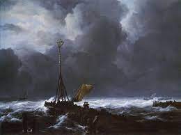 jacob van ruisdael kimbell art museum rough sea at a jetty 1650s peinture paysage comment peindre peinture