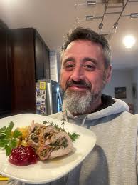 Easy turkey roulade recipe with prosciutto and escarole