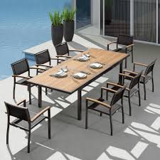 Buy and sell almost anything on gumtree classifieds. Higold Heck 9 Pieces Retractable Patio Dining Sets 8 Seater Chairs And 30 H Extendable Table Included Grade Top Teak Matte Charcoal Alu Frame Walmart Com Walmart Com