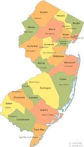 Check spelling or type a new query. New Jersey County Map