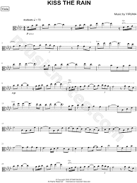 Yiruma Kiss The Rain Viola Sheet Music In Ab Major Download Print Sku Mn0116702
