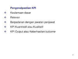 Menjadikan kelab sebagai tumpuan warga perkhidmatan awam bersama keluarga untuk melakukan aktiviti beriadah dan sukan dalam suasana. Taklimat Ringkas Pelaksanaan Petunjuk Prestasi Utama Ppt Download