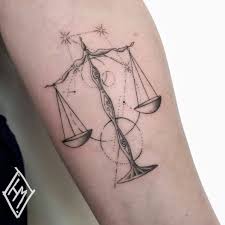 Zodiac Libra Scales Balance Apr 7th 2019 936491 Geometric Tattoo Balance Tattoo Horoscope Tattoos