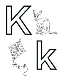 The letter k is for key. Letter K Coloring Sheet Worksheets Teaching Resources Tpt