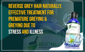 If you're wondering what causes hair to turn grey and if there's anything you can do to prevent it, read on. Amazon Com Grey Hair Reversal Bm70 Effective Natural Anti Grey Hair Treatment Prevention Helps Reverse Issues Related To Premature Greying Due To Stress And Illness 30ml