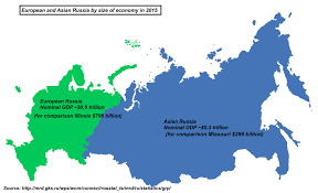 European and Asian Russia by size of economy in 2015 [6600x4000] [OP] :  rMapPorn