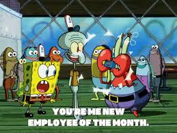 Schau dir unsere auswahl an employee of the year an, um die tollsten einzigartigen oder spezialgefertigten handgemachten stücke aus unseren shops für digitaldrucke zu finden. Season 5 To Love A Patty Gif By Spongebob Squarepants Find Share On Giphy