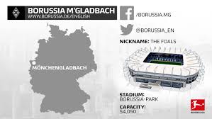 Arminia bielefeld augsburg bayer leverkusen bayern munich borussia dortmund borussia m'gladbach eintracht frankfurt freiburg hertha bsc hoffenheim köln mainz 05 rb leipzig schalke 04 stuttgart union berlin werder bremen wolfsburg. Bundesliga Borussia Monchengladbach Fanzone Getting To Know The Bundesliga S Toughest Name