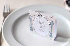 Remember, knock out as many tasks as possible before your party day, and keep the menu manageable. Dress Up Your Dinner Party 5 Free Printable Menu Templates Free Printable Menu Template Printable Menu Template Diy Menu Cards