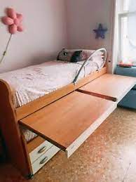 Letto a castello boxer h. Affare Struttura Letto Doppio Con Scrivanie E Cassetti Ebay