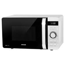 White kitchen set kettle toaster microwave setting to thaw steaks. Microwave Oven Smw 5017wh Sencor