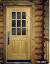 Single Wood Front Door With Glass