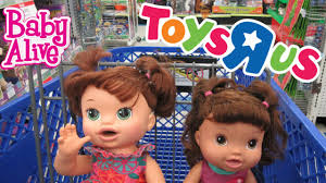 Toys r us canada is canada's leading dedicated specialty retailer of toys and baby products. Baby Alive Toys R Us Outing Youtube