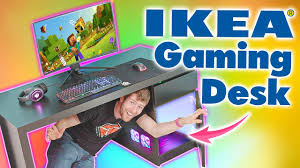Ikea desk malm white with drawer and storage cabinet. Ultimate Ikea Gaming Desk Youtube