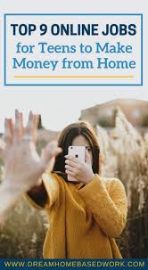 Making money online for teens. Top 9 Online Jobs For Teens To Make Money From Home