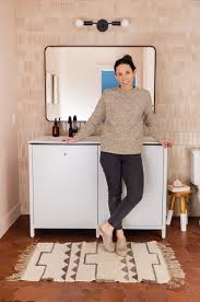 Cold and uninviting flooring should be avoided. The Fresh Exchange Pink And Brown Tile Bathroom Fireclay Tile