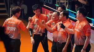 One - TEAM ASIA STRIKES FIRST 🎱 Team Asia snag their first match win of the 2025 Reyes Cup, dominating Team Rest of the World, 5-1! | 📸 RM Chua/One Sports #ReyesCup #WNT | Facebook