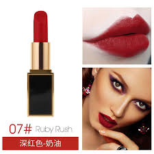送试管香水]Tom Ford 汤姆福特TF口红黑金黑管女士唇膏3g 07#RUBY RUSH 丰唇显色红色系【价格图片品牌报价】-苏宁易购