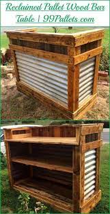Find wooden home bars now at kensaq.com! 40 Diy Outdoor Bars That Are Easy To Create Diy Outdoor Bar Pallet Wood Bar Wood Bar Table