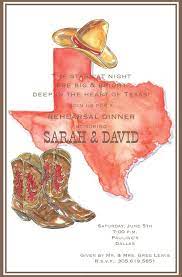 Pretty Texas Invitation Rehearsal Dinners Rehearsal Dinner Invitations Invitations