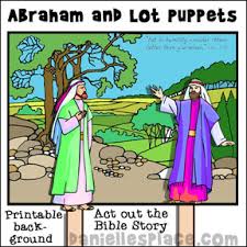 It is the account of abraham and lot separating and going different ways. Abraham And Lot Bible Crafts