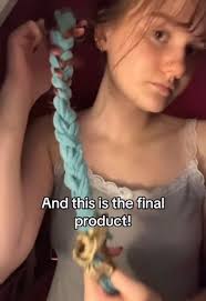 Replying to @bee !! Jinx braid extensions !! (video reply pls work this  time ..)#arcane #jinxarcane #yarn #tutorial
