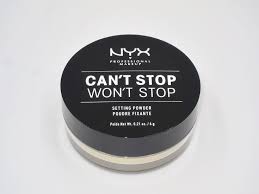 Nyx Can T Stop Won T Stop Setting Powder Review Swatches Musings Of A Muse Setting Powder Nyx Setting Powder Under Eye Setting Powder