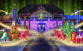 The entire district lights up for the maranouchi's holiday events. History Of The Phipps Conservatory Winter Flower Show And Light Garden Pittsburgh Beautiful