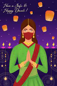 Have A Safe And Happy Diwali Pinterest Collaboration On Behance In 2020 Happy Diwali Wallpapers Diwali Painting Diwali Wallpaper
