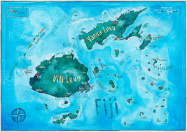 When fiji's first settlers arrived from the islands of melanesia at least 3,500 years ago, they carried with them a wide range of food plants, the pig, and a style of pottery known as lapita ware. Republic Of The Fiji Islands Map Source Tourism Fiji 2013 Download Scientific Diagram