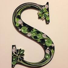 With quilled alphabet letters you can personalize that special quilled gift card, scrapbook or picture frame. Letter S Monogram Quilling By Amy Creasy Quilling Designs Quilling Letters Quilling Techniques
