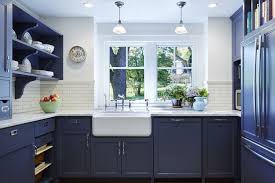 Add A Splash Of Beautiful Blue To Your Kitchen Cabinets Blue Kitchen Cabinets Kitchen Cabinet Design Blue Kitchen Designs