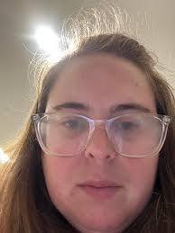 Opening the oven with glasses