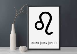 Leo Zodiac Gift Printable Art Digital Wall Art Astrology Leo Gift Constellation Print Printable Leo Star Sign Digital Wall Art Printable Art Zodiac Gifts