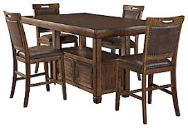Haysi 3 piece bar height dining set. Counter Height Dining Sets Ashley Furniture Homestore