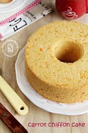 The First Time I Made This Carrot Chiffon Cake I Tested It With My New Bosch Kitchen Machine The Bosch Mixer Is Able To Whisk Th Cake Easy Cake Recipes Baking
