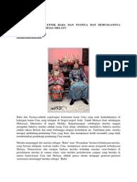 Masyarakat peranakan baba dan nyonya yang merupakan kaum minoriti di melaka pada masa kini menghadapi masyarakat baba dan nyonya di negara ini dipercayai telah wujud sejak lebih 600 tahun lalu iaitu ketika kami ini sama macam kumpulan etnik yang lain di melaka atau di negara ini. Etnik Baba Dan Nyonya