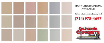 37 High Quality Ready Mix Concrete Color Chart