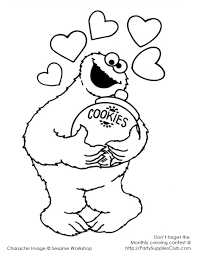 Cookie Monster Coloring Page Geburtstag Malvorlagen Malvorlagen Ostern Ausmalbilder