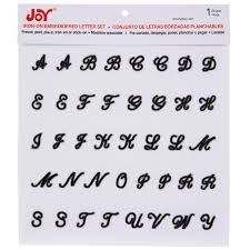 Find free letter templates on category letter template. Embroidered Letter Iron On Applique Alphabet Hobby Lobby