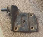 Drivers side rear lower shock plate for 8 3/4 rear axle