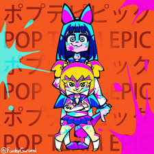 Funkygurumi Laethia On Instagram Pop Team Epic Popteamepic Poputepipikku Art Dessin Drawing Digitalart Neon Anime Manga