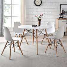 mainstays mid century modern dining